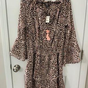 Cheetah print dress